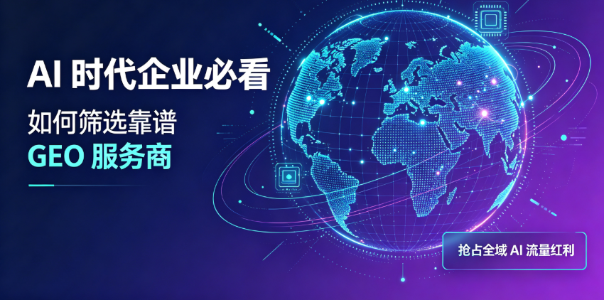 如何筛选靠谱GEO服务商